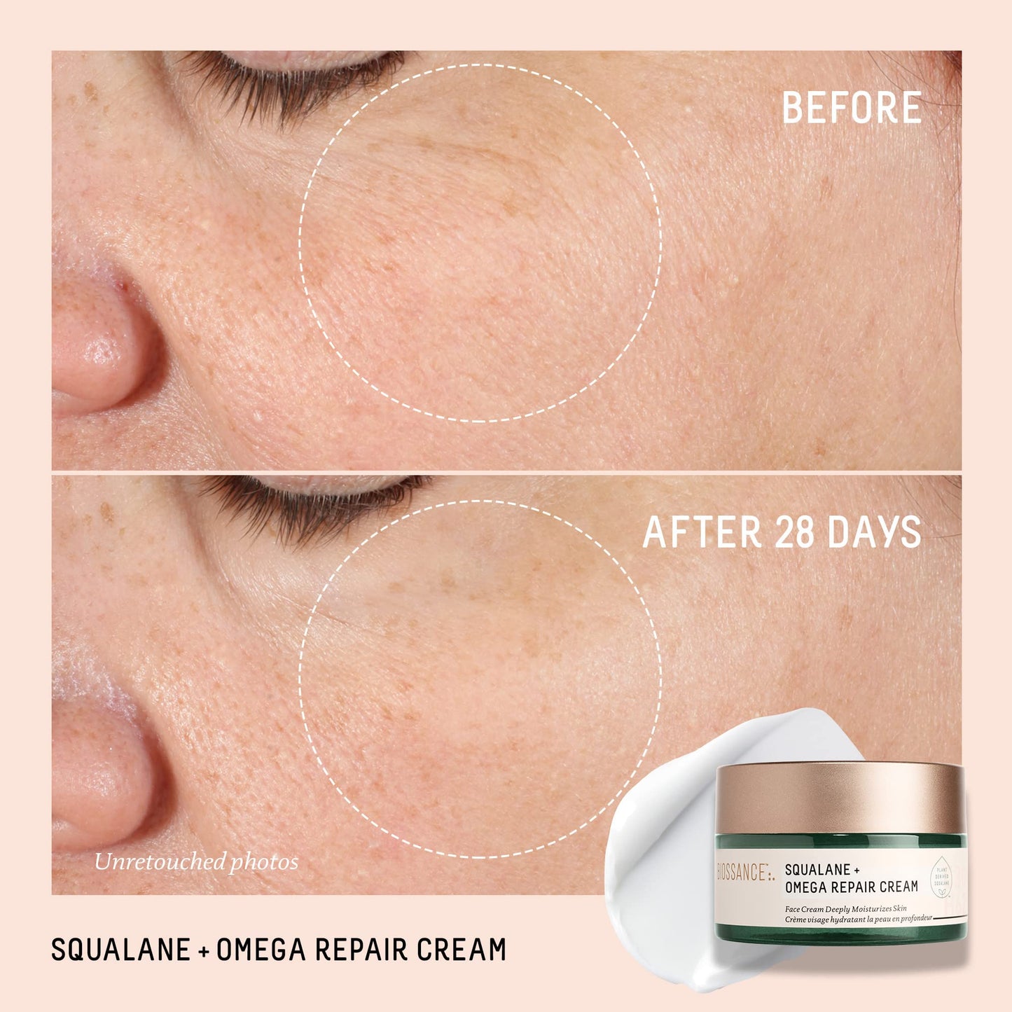Biossance Squalane + Omega - Crema de reparación (50 ml)