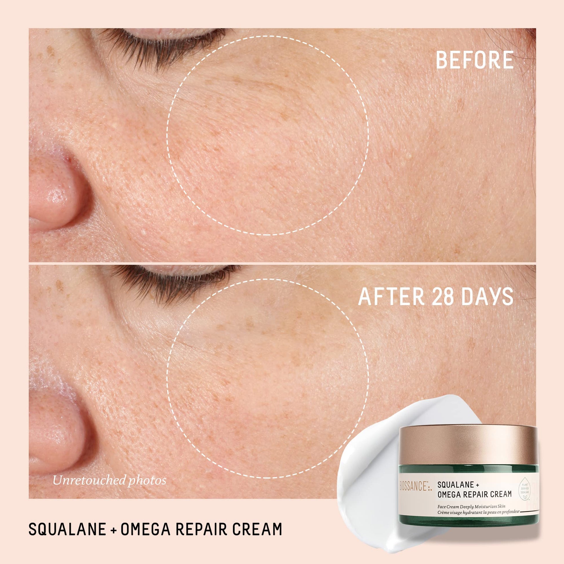 Biossance Squalane + Omega - Crema de reparación (50 ml)