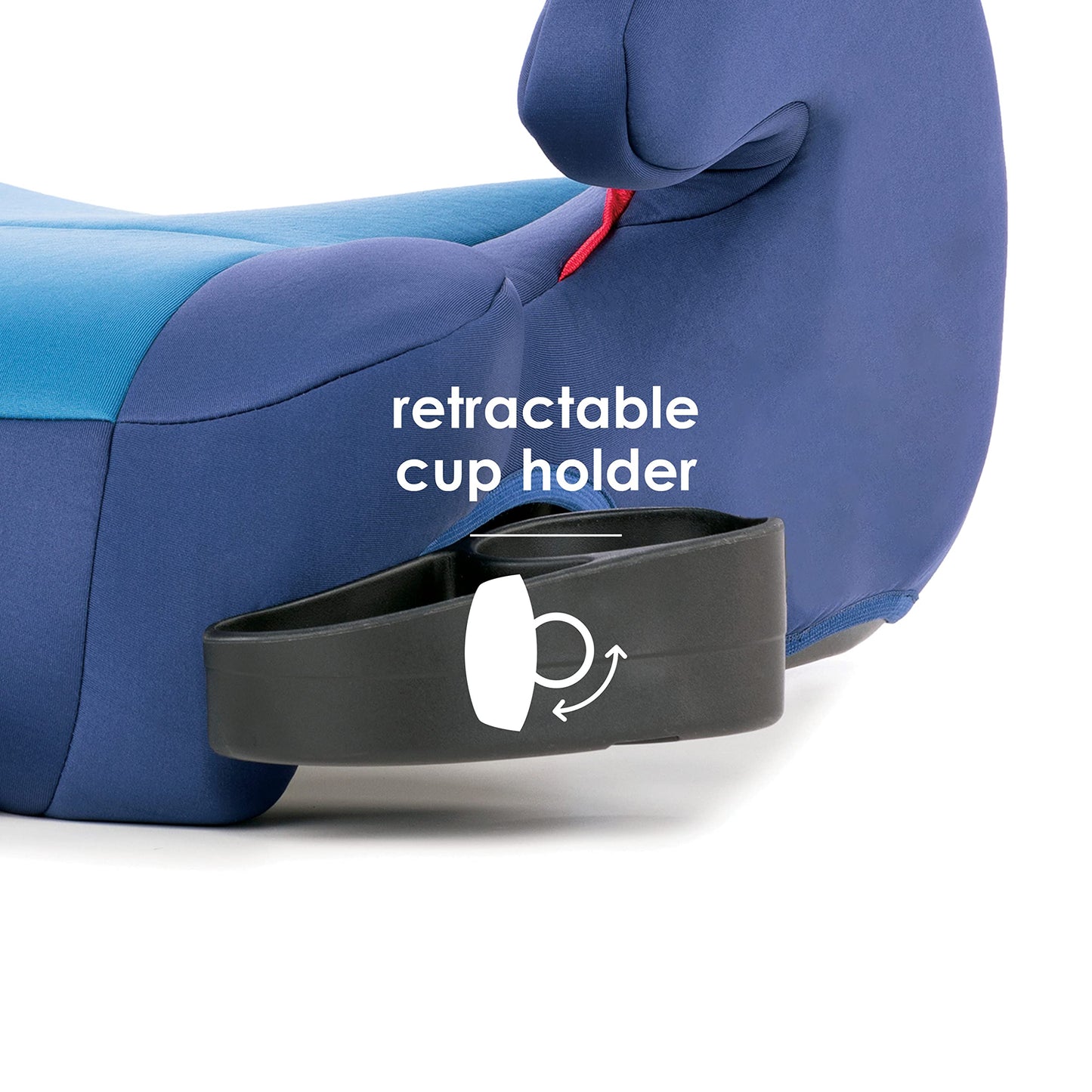 Diono Solana 2 No Back Child Booster Seat, Blue, 40-120 Pounds