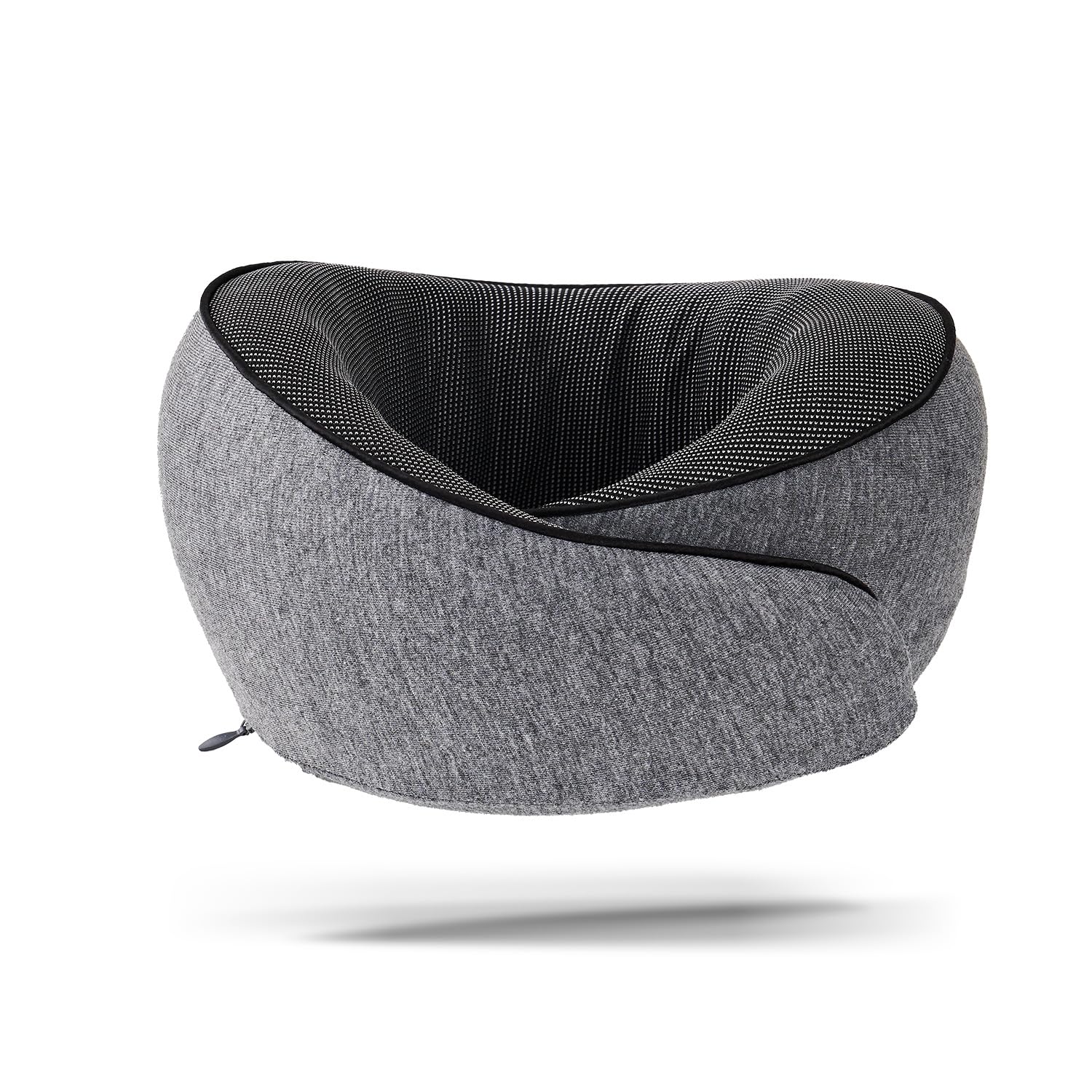 Almohada de Viaje Smart Bamboo Azul Ergonómica con Soporte Cervical en Forma de U