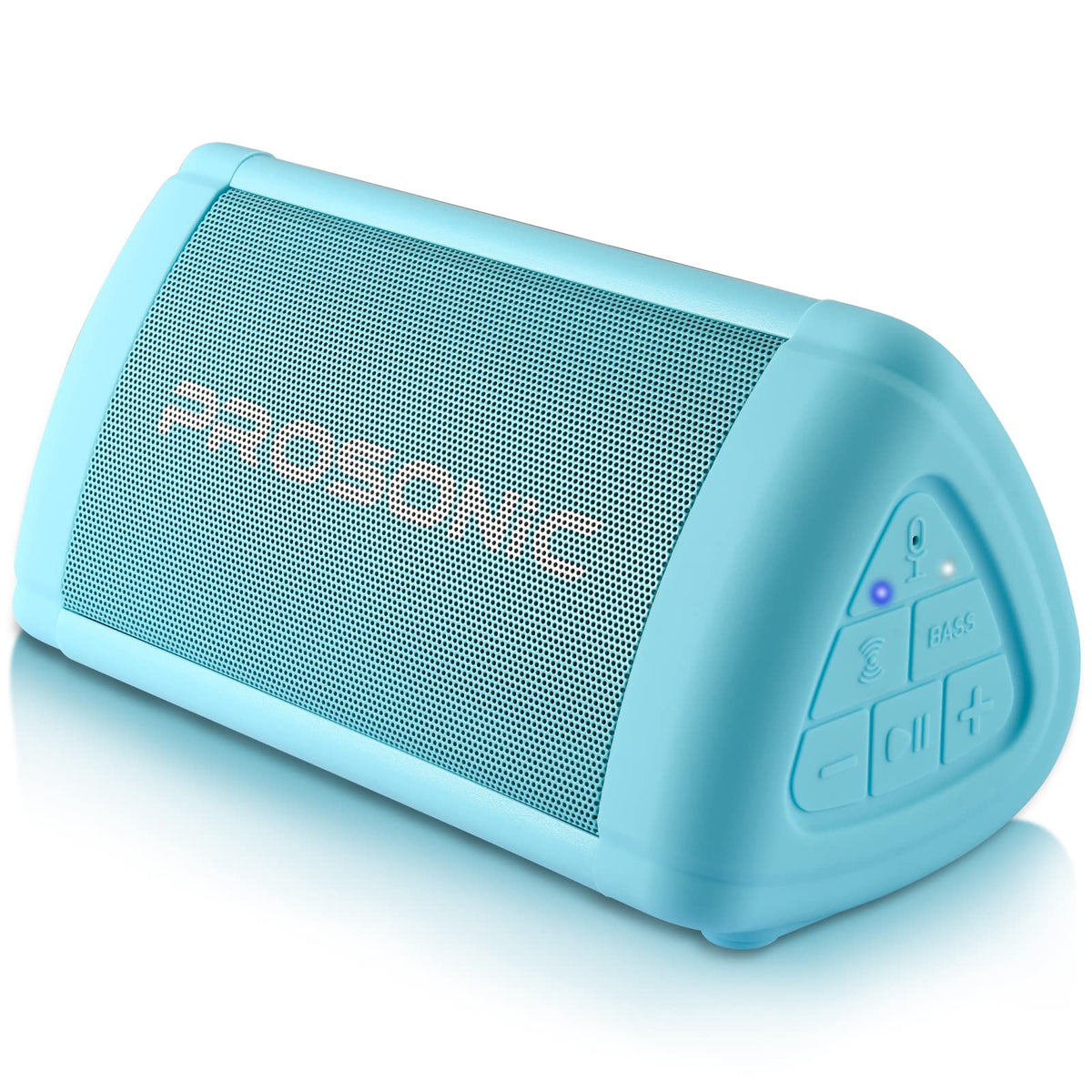 Altavoz Bluetooth Prosonic BT3 Azul Portátil con Sonido Estéreo de 10W y Refuerzo de Graves
