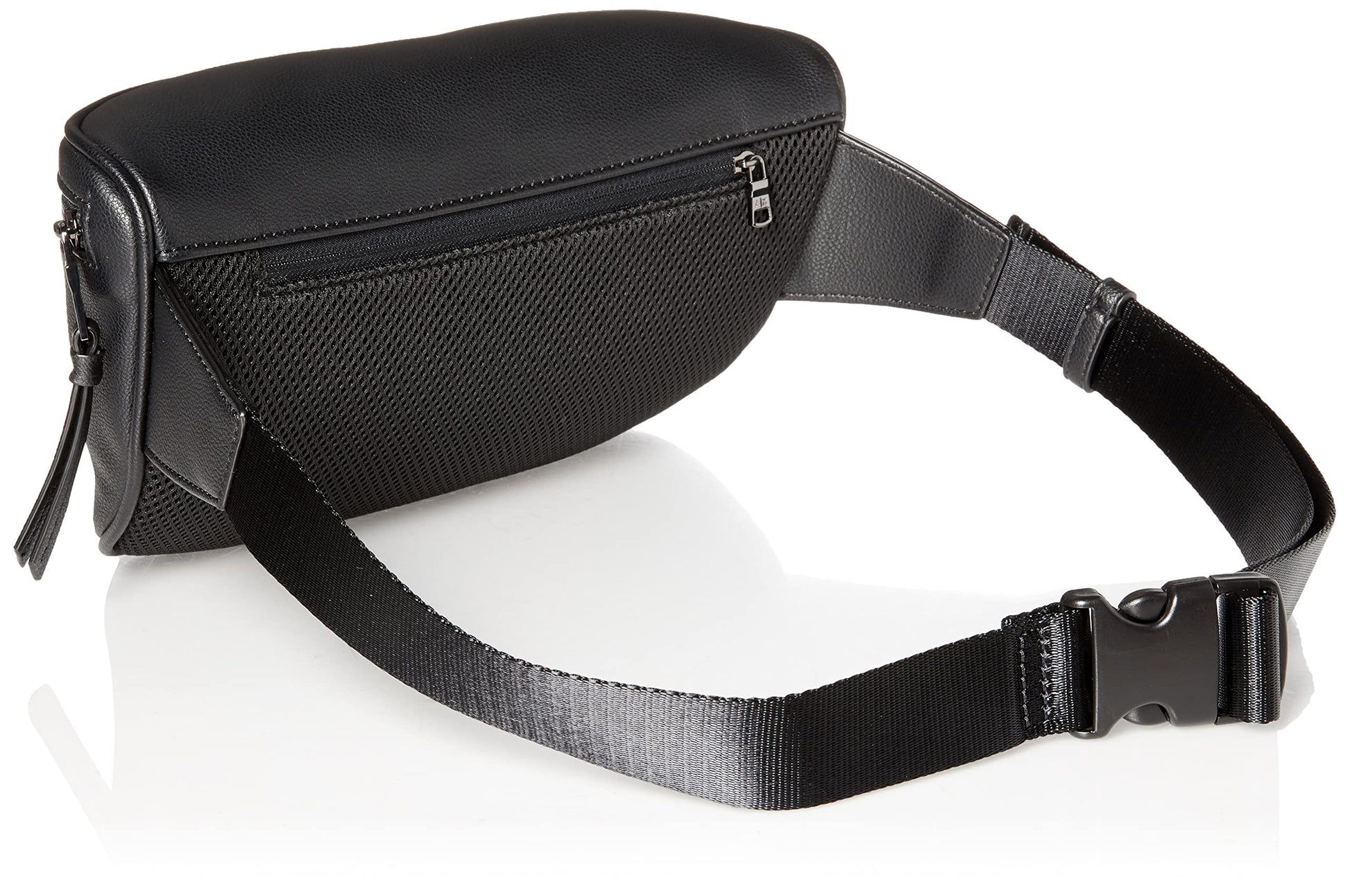 Armani Exchange - Riñonera de piel ecológica para hombre, Negro -, Talla unica