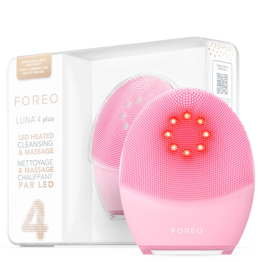 Cepillo Facial FOREO LUNA 4 plus Infrarrojo y LED Rojo para Piel Normal