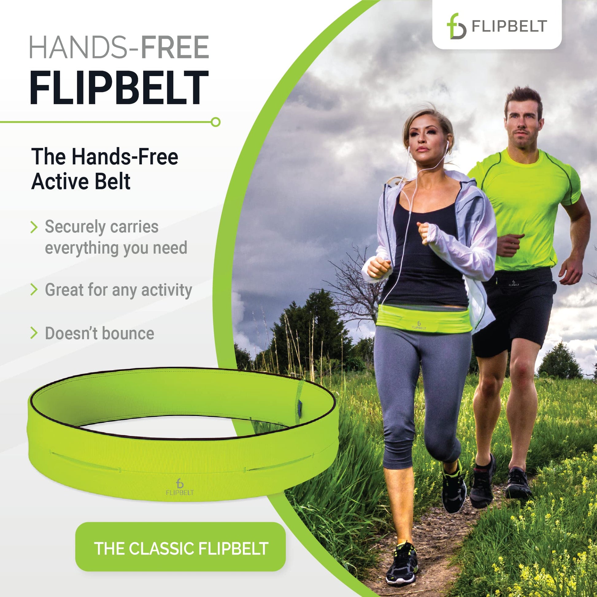 Cinturón Flipbelt Level Terrain Amarillo Neón XS