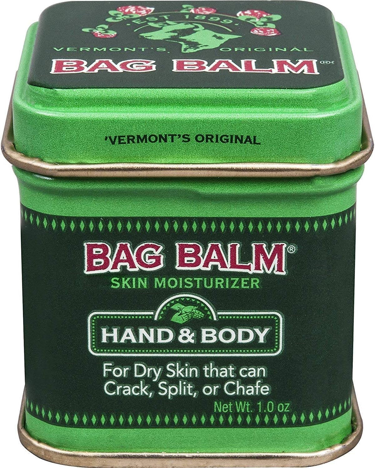 Bag Balm Pomada para bálsamo de bolsa, 1 onza, Paquete de 4