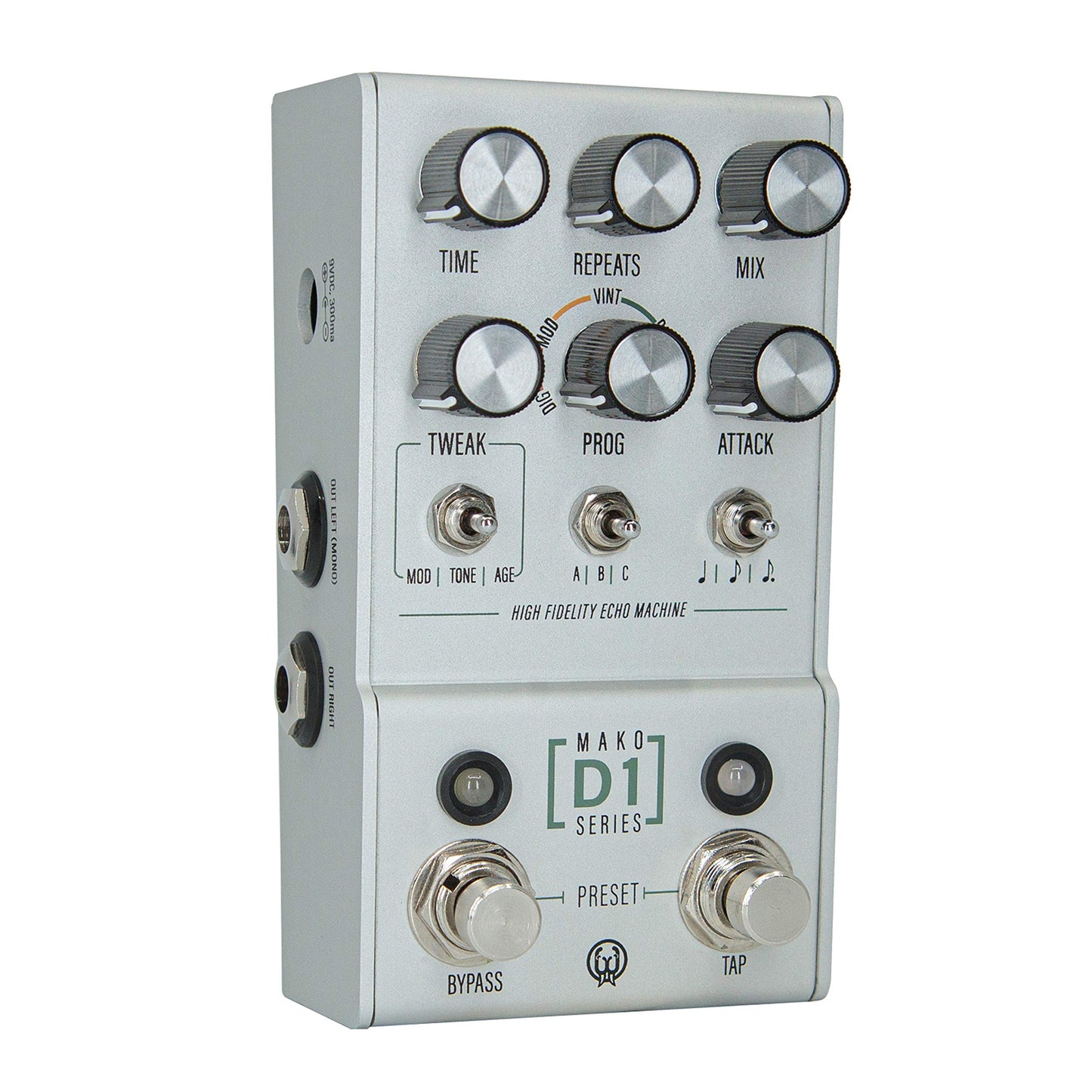 Pedal de Retardo Estéreo Walrus Audio MAKO Series Alta Fidelidad