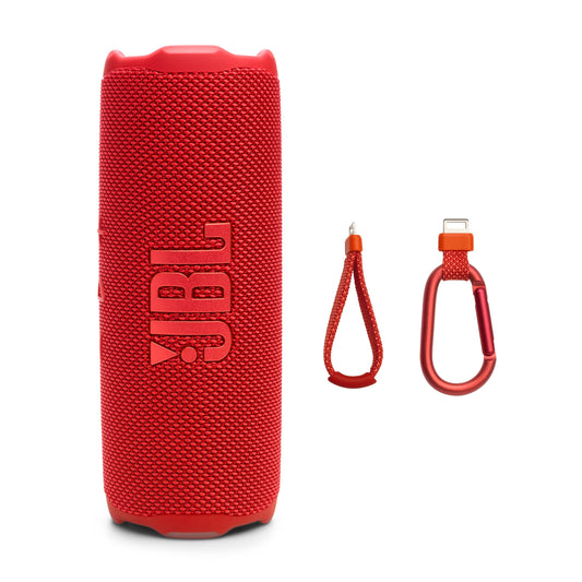 JBL Flip 7 Bocina Portátil Bluetooth, Batería Integrada, Resistente al Agua - Rojo