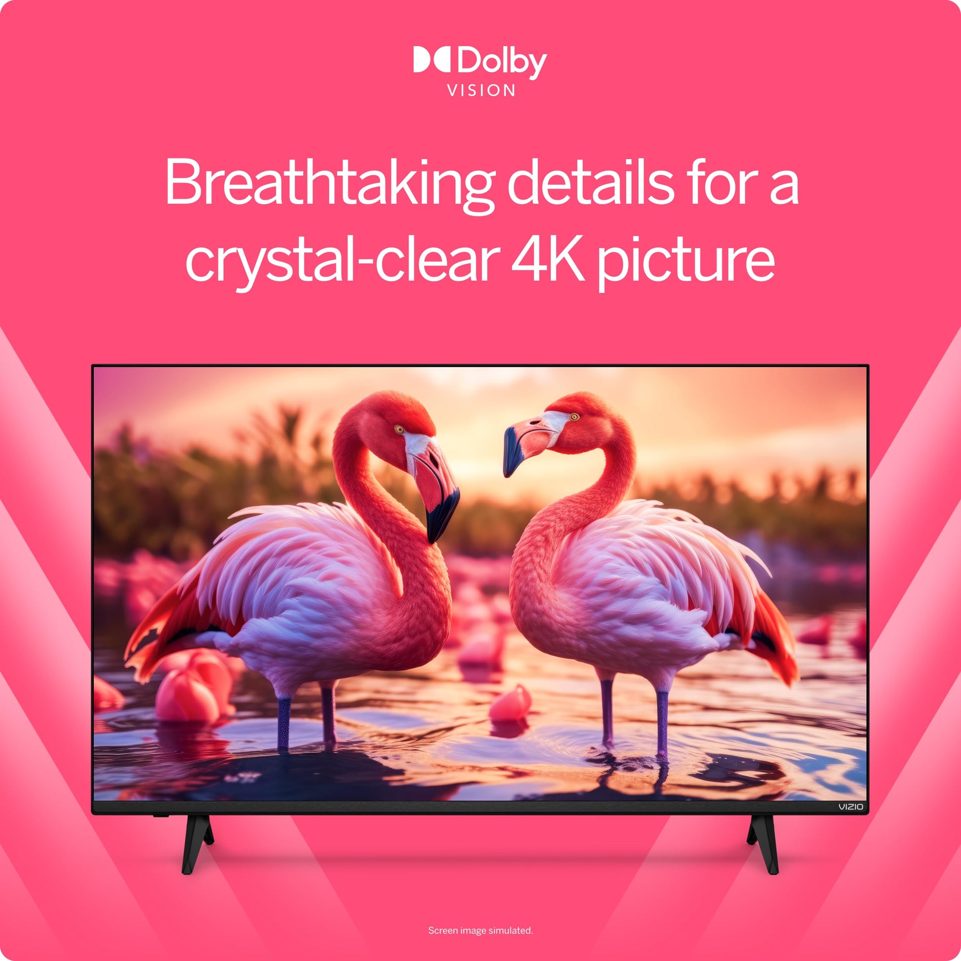 Televisor LED Smart VIZIO 4K UHD 43 Pulgadas Dolby Vision HDR WiFi 6 Bluetooth AirPlay Google Cast Incorporado