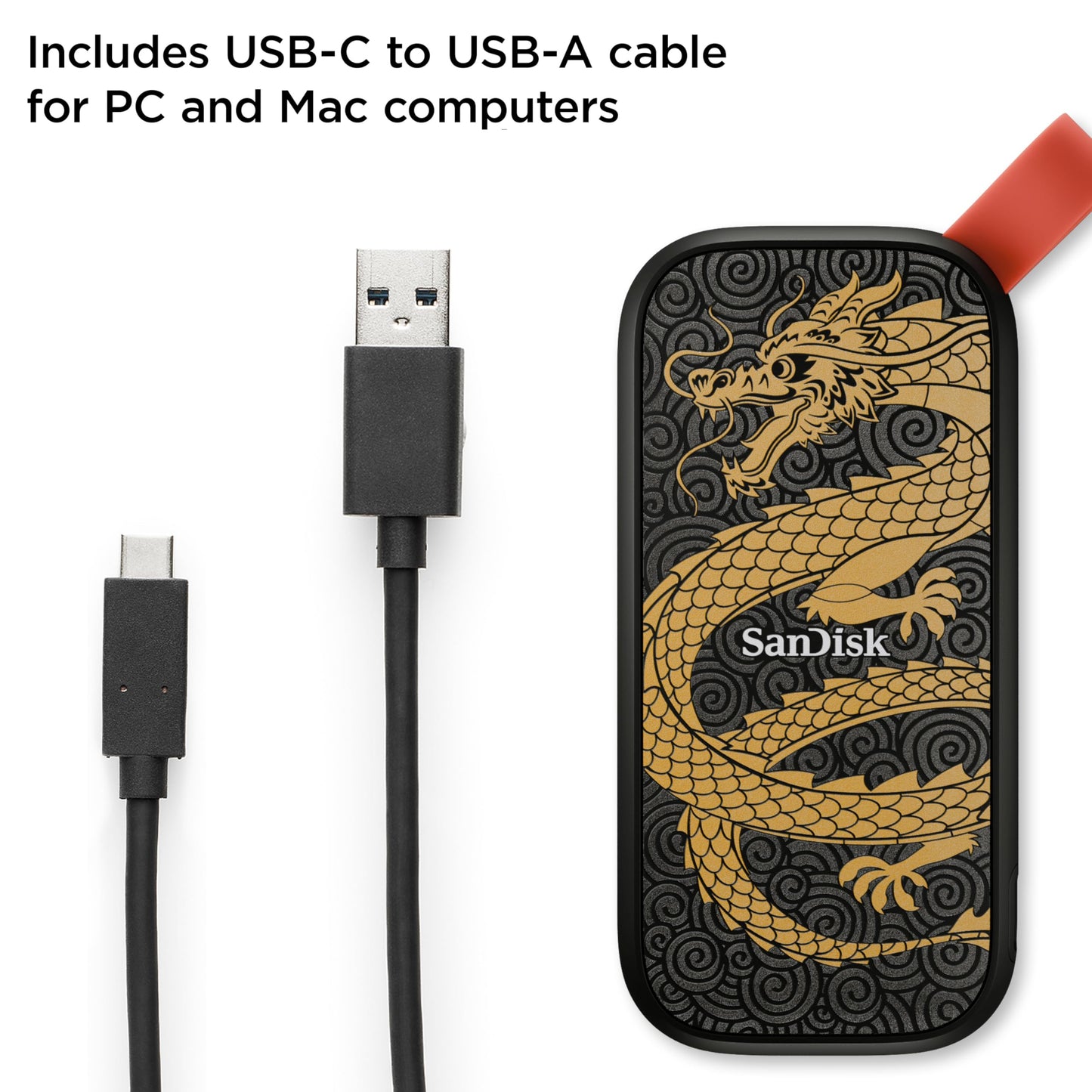 SSD Portátil SanDisk Dragon Edition 1 TB Firmware Actualizado