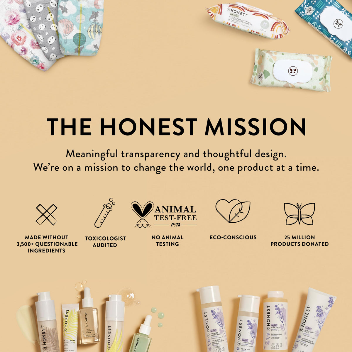 HONEST Company Nourish + Cleanse Wipes, Almond Oil + Jojoba Sweet Scent, 60 Count,Nourish (Sweet Almond)