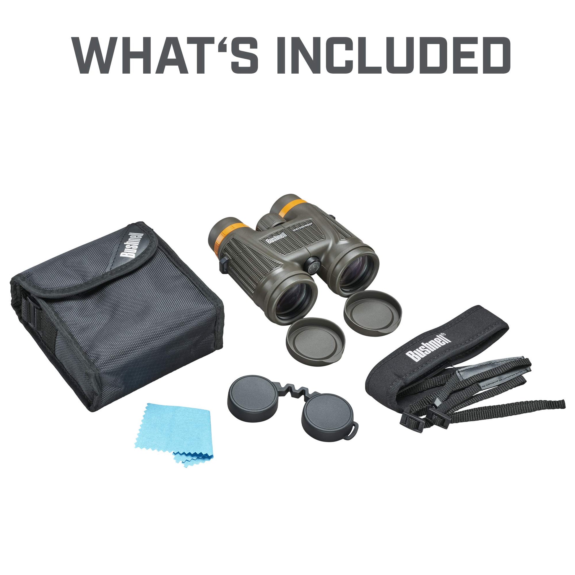 Bushnell H2O Xtreme 181042C - Binoculares compactos impermeables de 10 x 42 con lente totalmente multicapa para caza y navegación