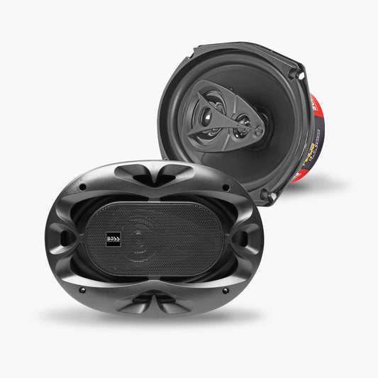 BOSS Audio Systems CH6940B Chaos Exxtreme Series 6 x 9 Pulgadas Altavoces para Puerta de Coche – 500 vatios máximo (por par), coaxial, 4 vías, Rango Completo, 4 ohmios, se Venden en Pares, Bocinas