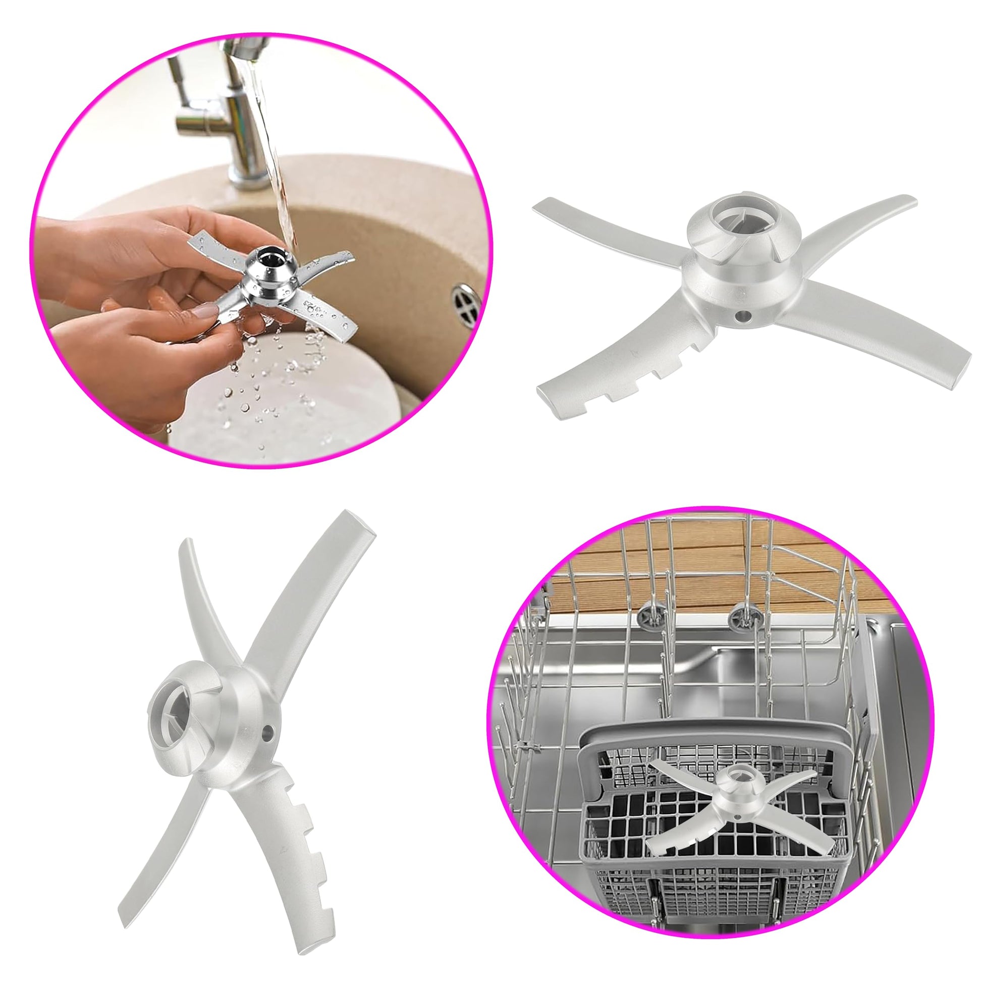 Paleta de Repuesto Ninja Creami Blanco para Fabricantes de Helados Series NC501 CN501CO NC500C NC501C NC501H