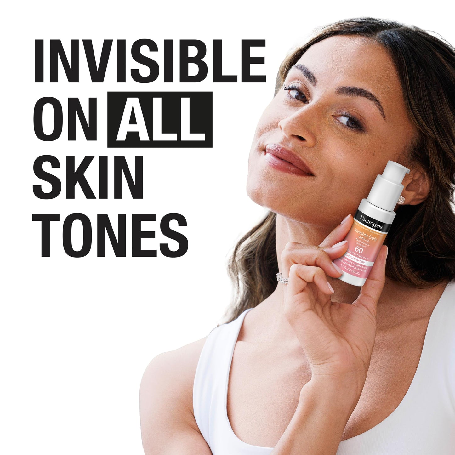 Neutrogena Sérum Facial Invisible Daily Defense SPF 60+ | Suero facial | 1.7 oz