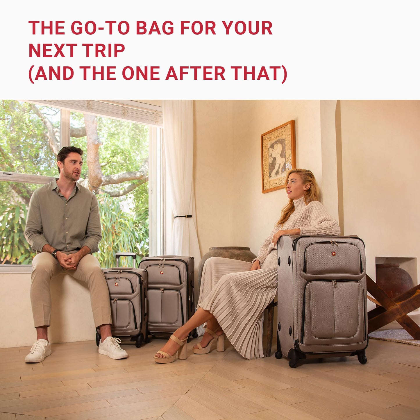 Equipaje Expandible SwissGear Sion Negro Carry-On 21 Pulgadas