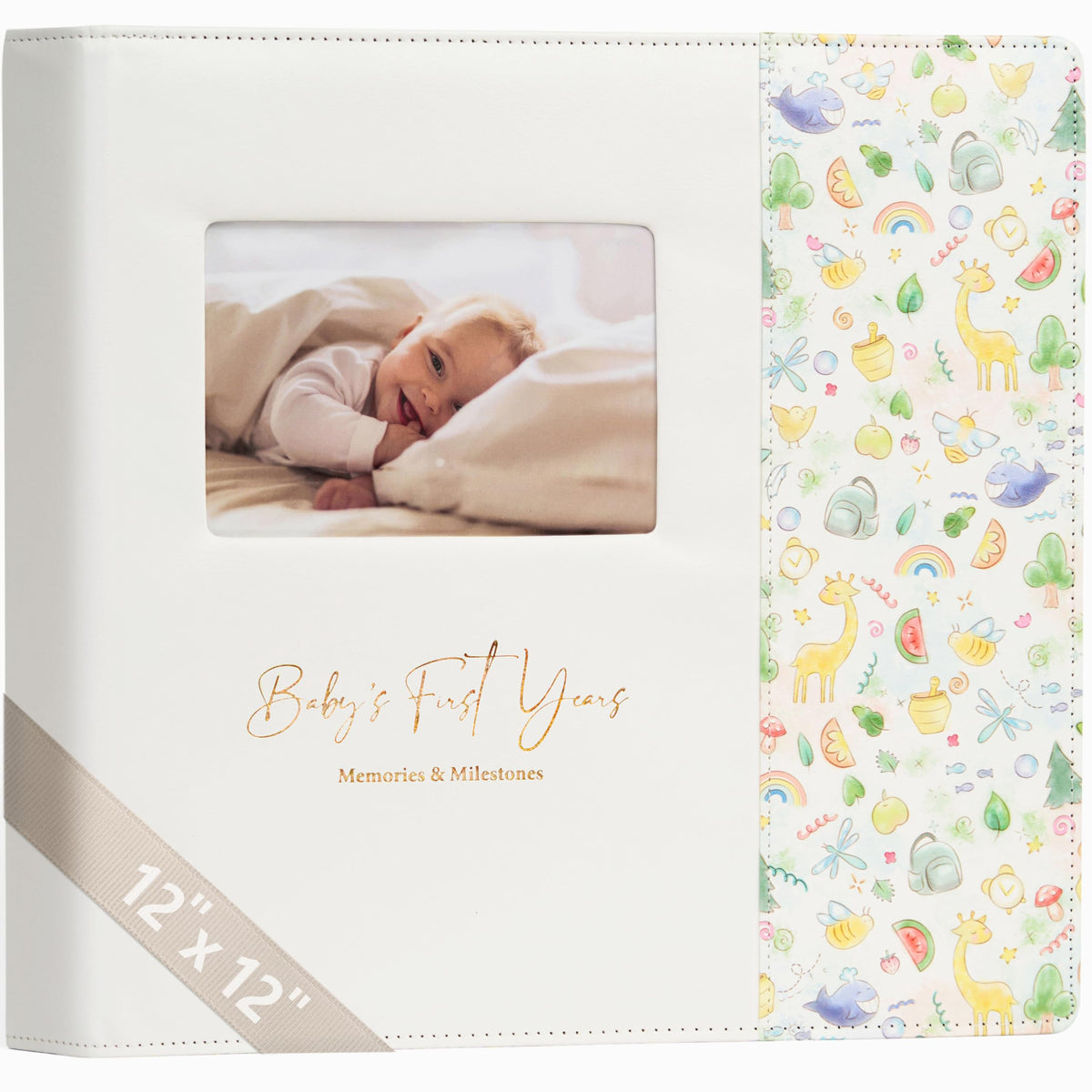 Libro de Recuerdos de Bebé Atemporal para Niña en los Primeros 5 Años
