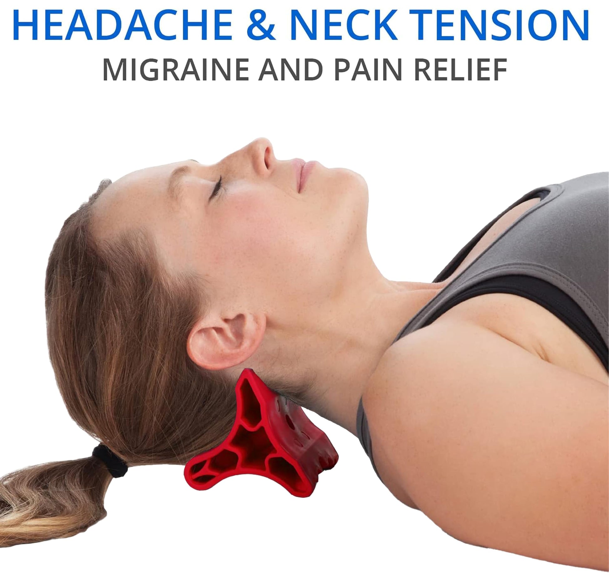 DaVinci Tool FLEXIONAR, Liberación de Tensión, Masaje de Cuello, Alivio del Dolor y Dolor de Cabeza, Herramienta de Liberación Occipital