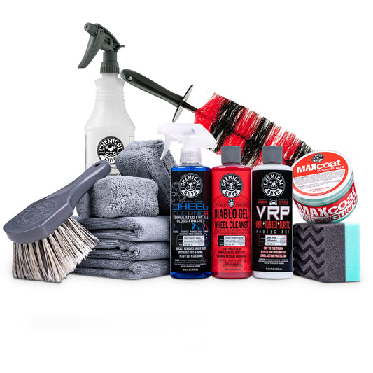 Chemical Guys Kit Completo de Ruedas, Llantas y neumáticos Best (10 artículos)