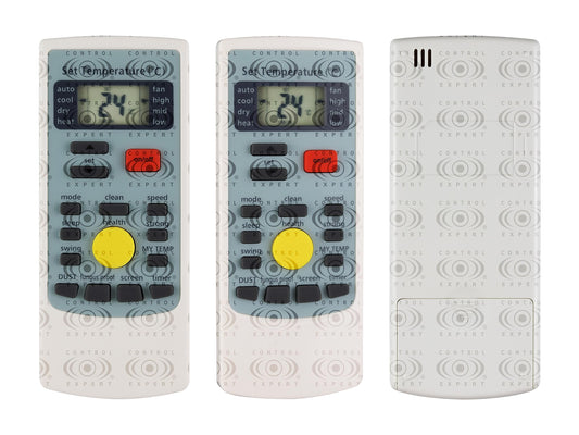CONTROL EXPERT Control Remoto Compatible con Mabe Minisplit Aire Acondicionado Inverter Ykr-h/009e