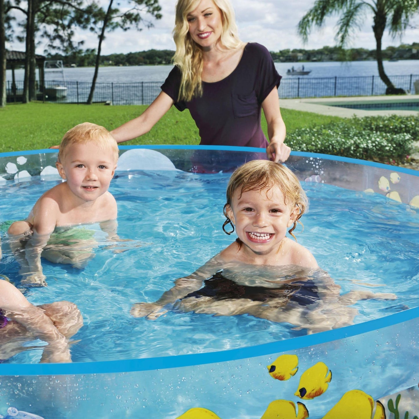 Bestway Alberca Rígida 183 cm x 38 cm Azul