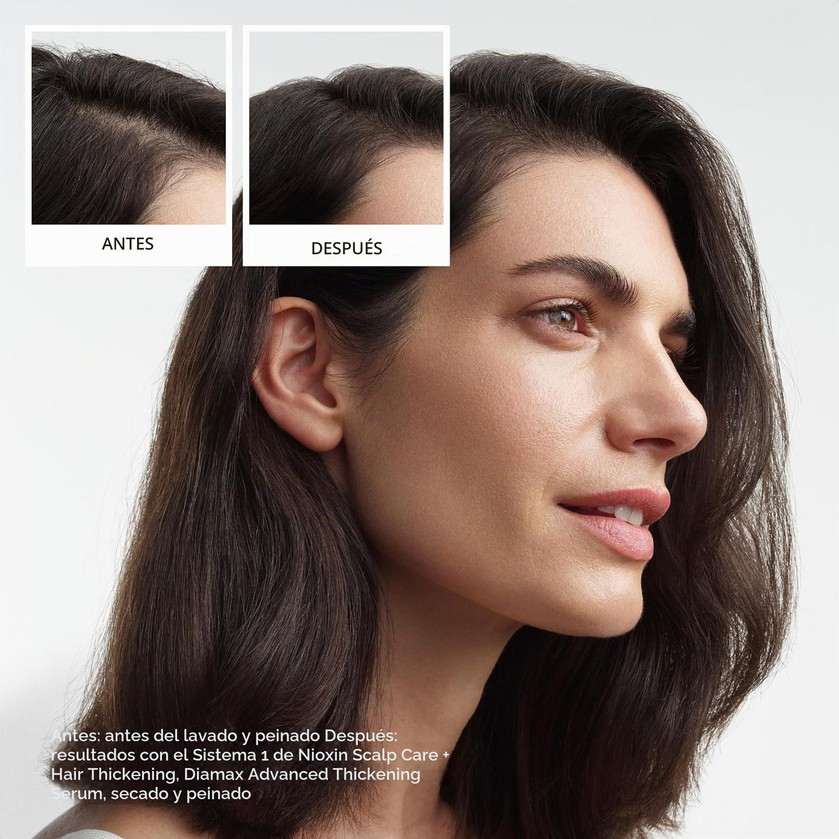 Kit del Sistema 3 Nioxin Castaño para Cabello Teñido y Dañado con Debilitamiento Leve