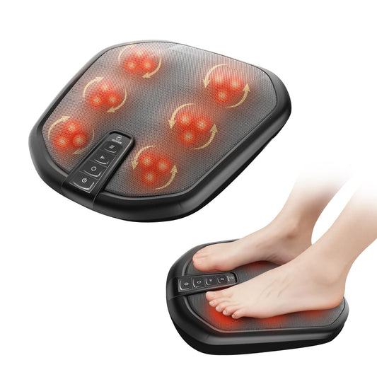 COMFIER Masajeador De Pies Shiatsu Con Calor, Máquina Eléctrica De Masaje De Pies Keading Con Calefacción, Función De Calor, Masaje De Pies Para Neuropatía Y Fascitis Plantar, Regalo Ideal Para Mujere