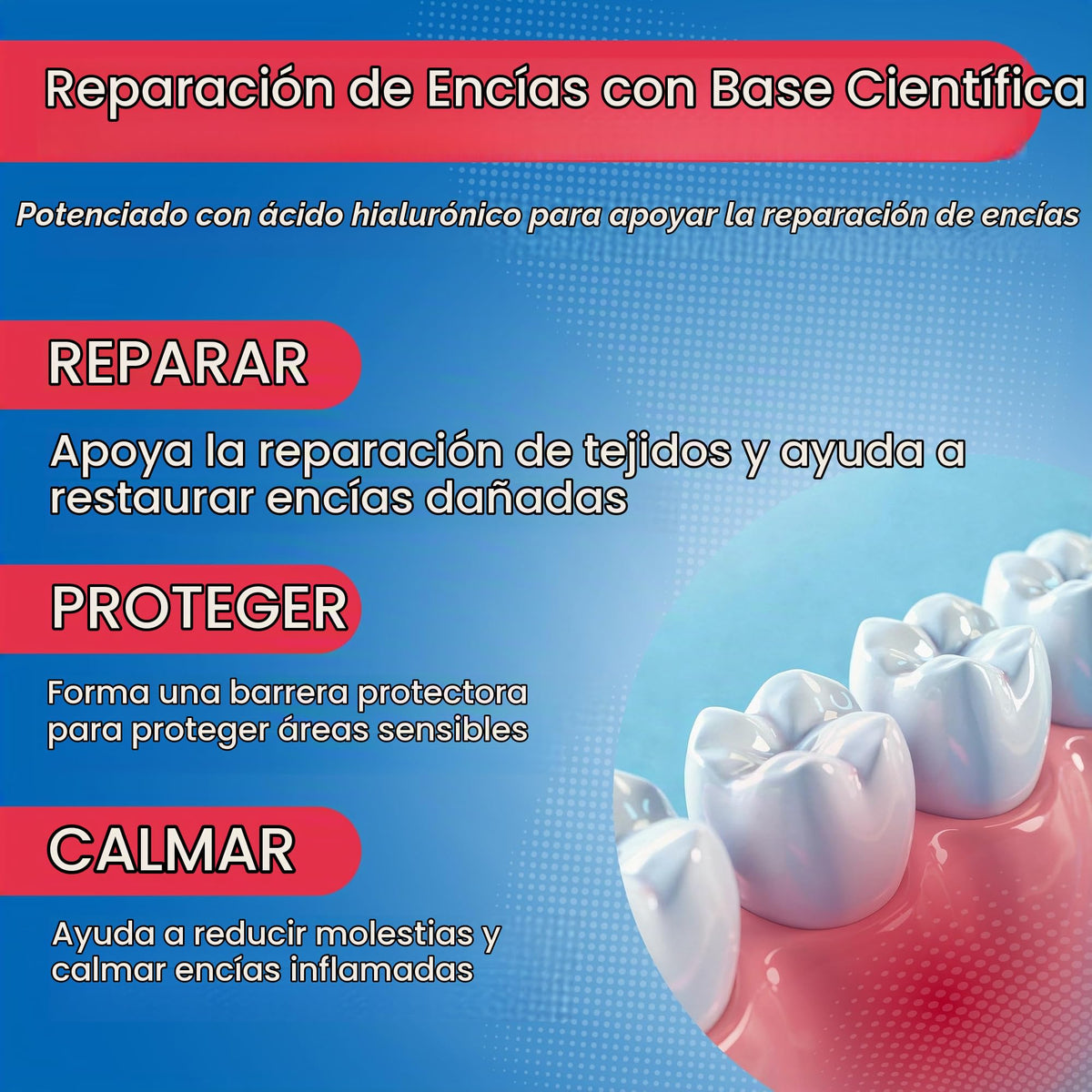 Gel Oral Gengigel Ácido Hialurónico 20ml, Alivia Molestias en Boca y Encías, Sin Parabenos ni SLS, Vegano y Kosher