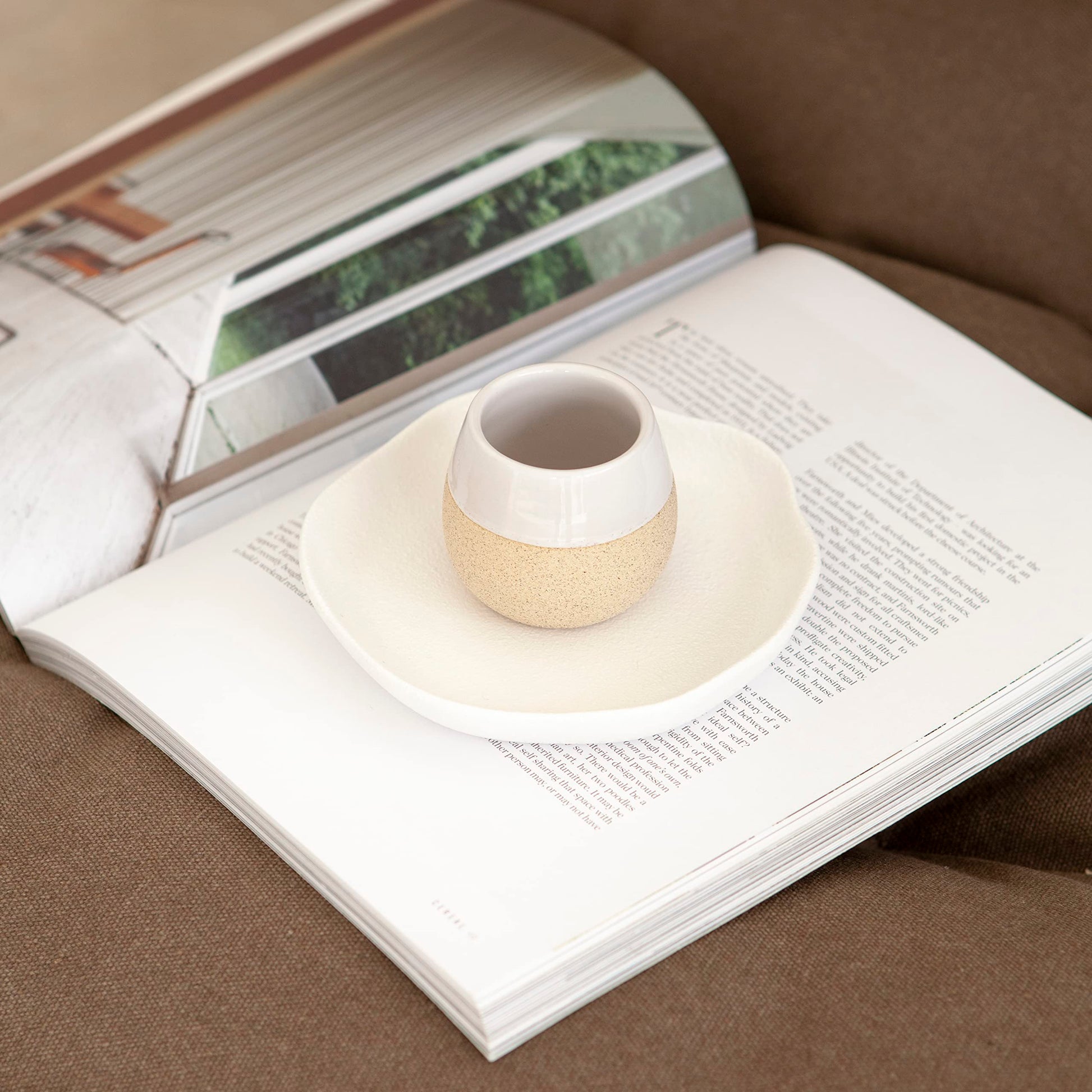 Amarcado Juego de Tazas de Café Expreso de Cerámica - 4 Unidades de 2.8 Onzas - Para Nespresso - Vasos y Accesorios de Café
