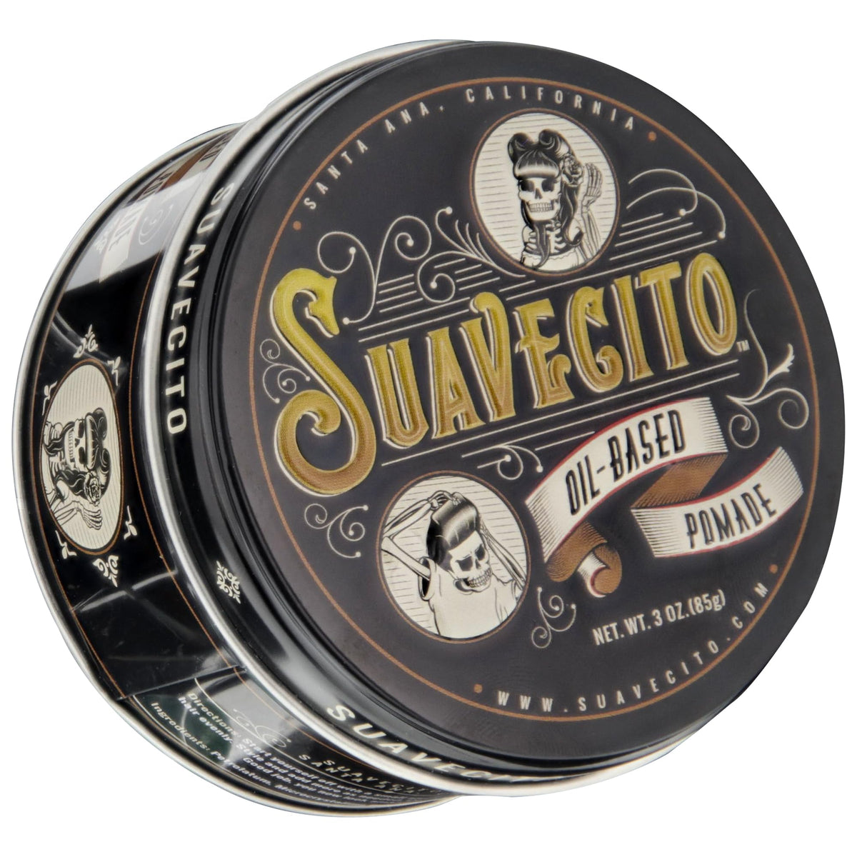 Oil Based Pomade by Suavecito for Men - 3 Oz