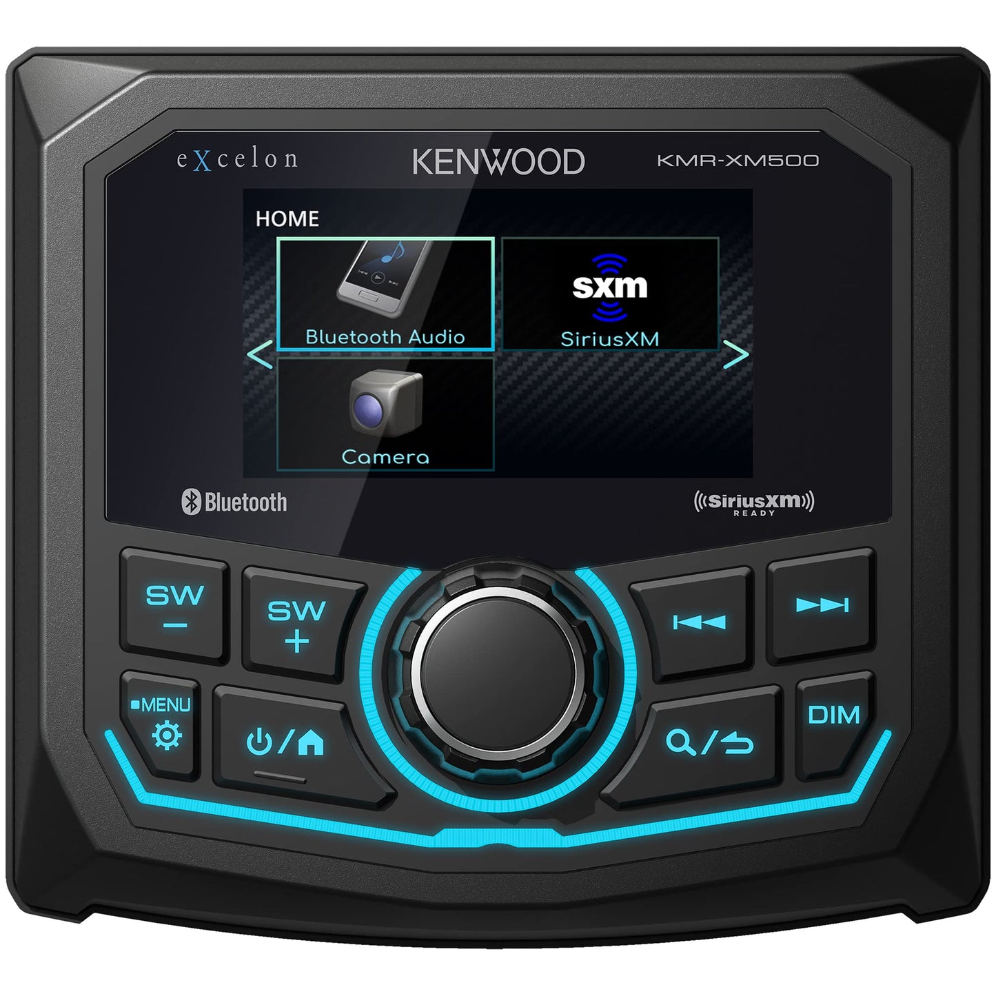 Kenwood KMR-XM500 eXcelon Marine & Motorsport Receptor de Medios Digitales Impermeable con Resistencia a la Corrosión y Bluetooth