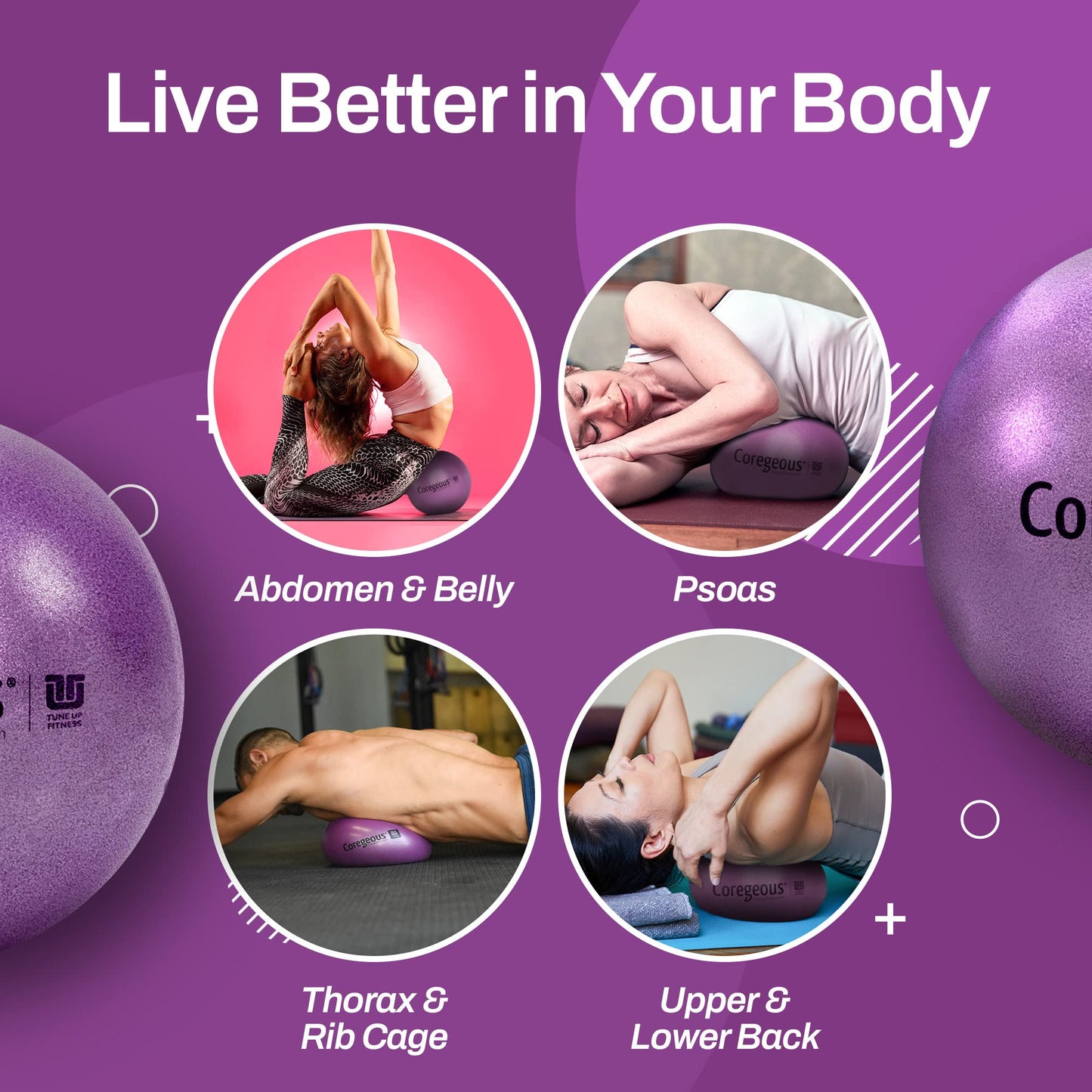Pelota de Yoga Tune Up Coregeous TuneUpFitness Jill Miller