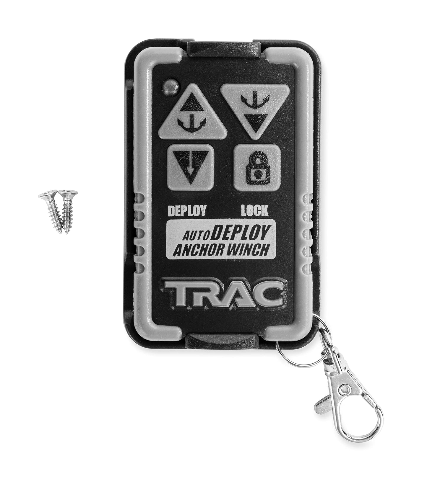 Trac - Outdoor Products Angler 30 AutoDeploy-G3 - Cabrestante de Anclaje eléctrico - Anclajes de hasta 30 Libras. - Incluye 100 pies de Cuerda de Anclaje preenrollada con Uso (69004), Gris, Normal