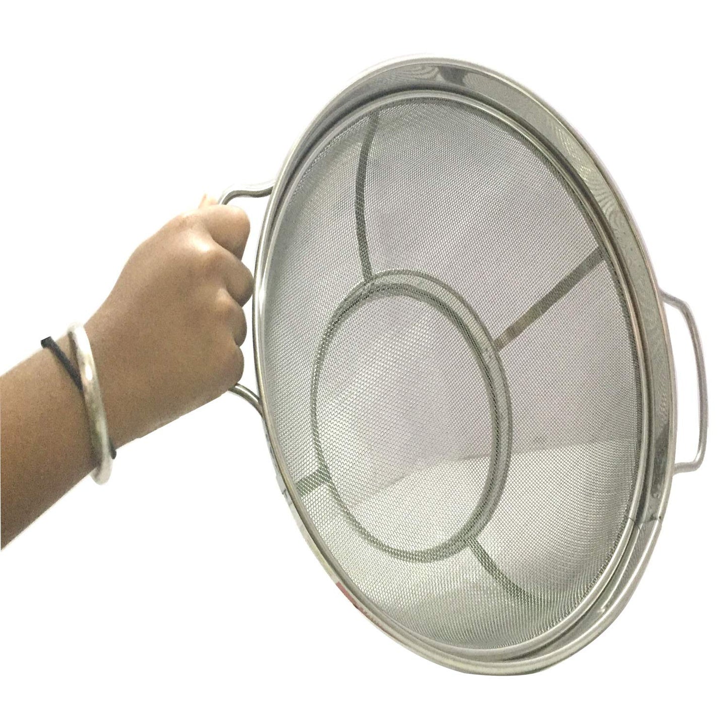 GD Colador Multiusos de Acero Inoxidable, Bowl de 9 Pulgadas de Longitud y Ancho, 4.5 Pulgadas de Altura
