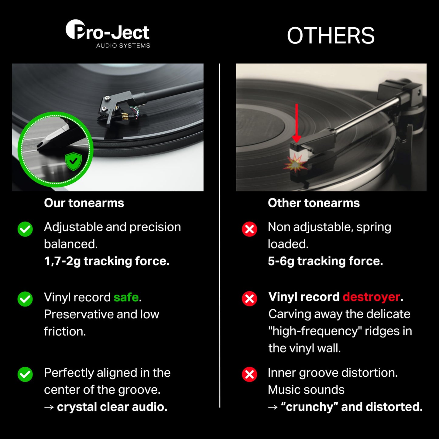 Pro-Ject Primary E - Tocadiscos (Tocadiscos de tracción por Banda, Negro, Rojo, 33,45 RPM, 0.29%, 21.9 cm, 2.2 cm)