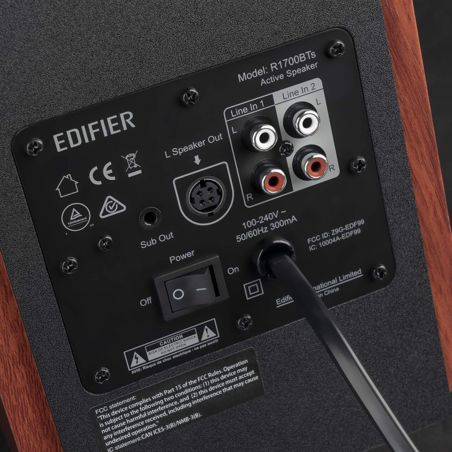 Altavoces Activos Edifier R1700BTs Madera Bluetooth v5.0 66w RMS para Estudio