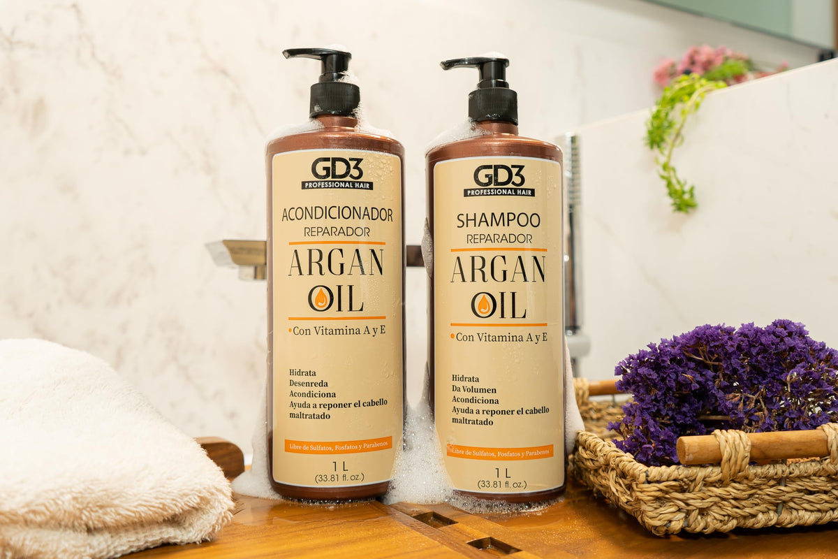 GD3 Acondicionador Reparador con Aceite de Argán 1 Litro