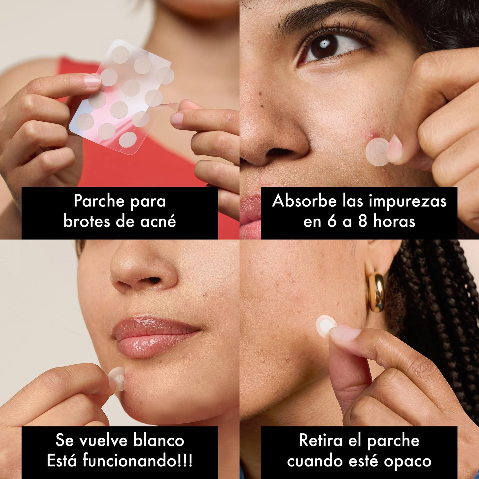 HERO MIGHTY PATCH Invisible + 36 Parches Hidrocoloide para Acné | Efecto Rápido