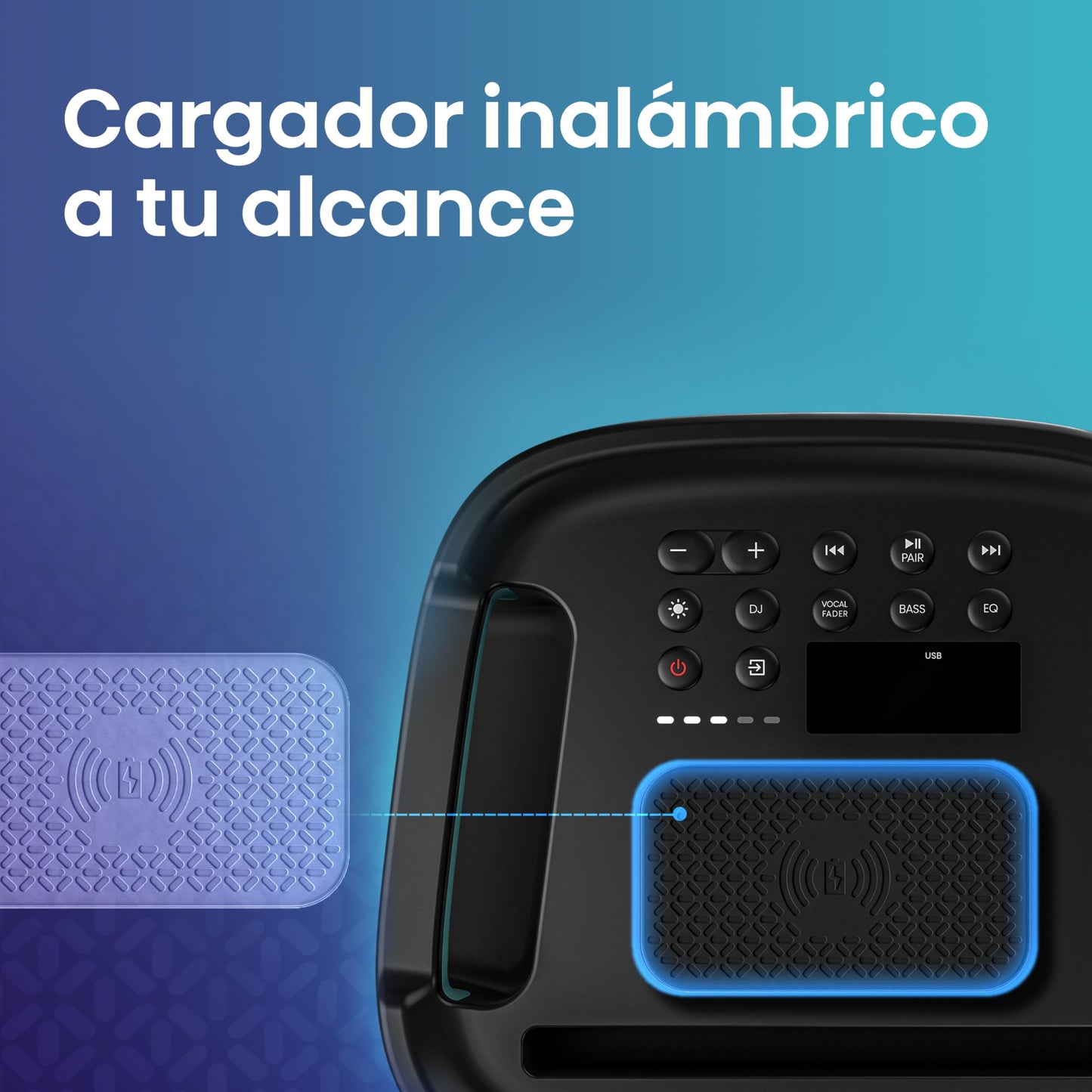 Hisense Party Rocker One,Ultimate - Altavoz inalámbrico para Fiesta Exterior e Interior con subwoofer, 2.0 CH, 300 W, IPX4 Impermeable, batería de Larga duración, Bluetooth5.0, Modo DJ y Karaoke