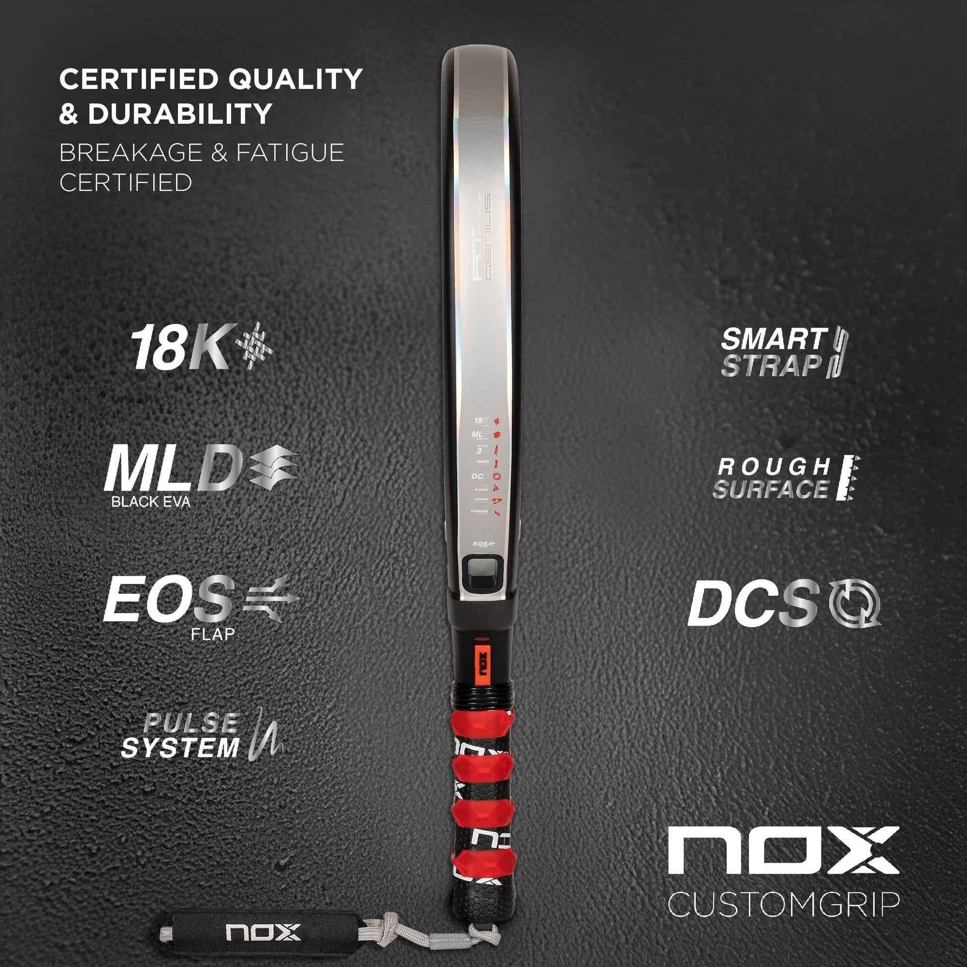 Pala NOX AT10 Genius 18K Attack 2024 Agustin Tapia