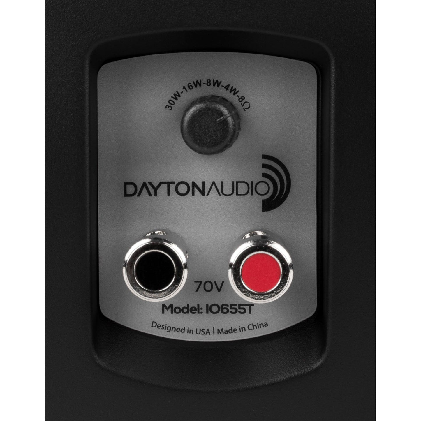 Dayton Audio IO655BT 2-Way 70V Indoor/Outdoor Bocina Pair, 6-1/2", black