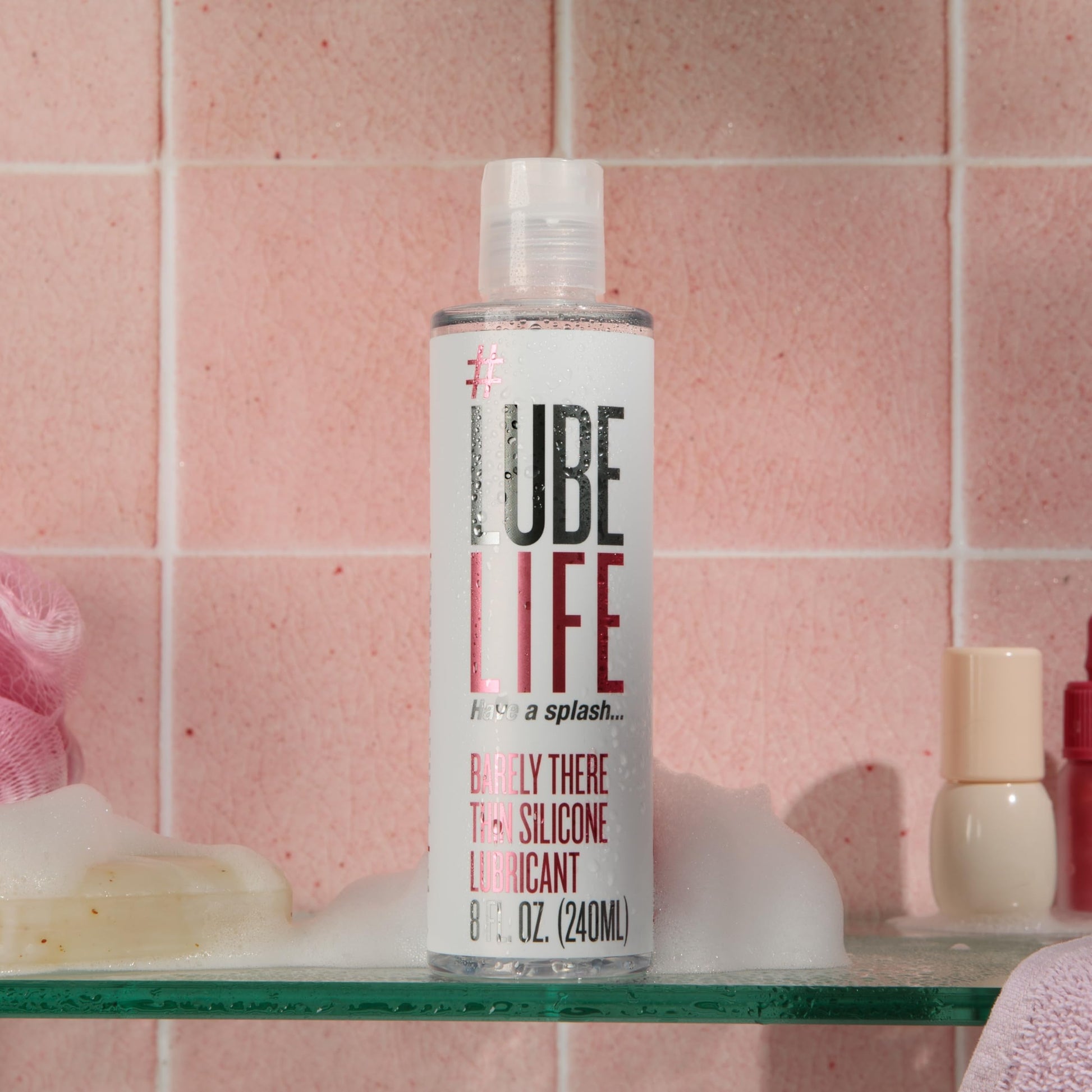 Lube Life: Lubricante íntimo fino a base de silicona de larga duración, resistente al agua, sin parabenos y glicerina, para hombres, mujeres y parejas