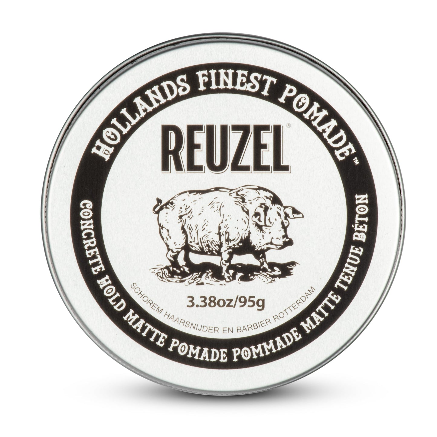Reuzel Pomada mate Concrete Hold, pomada de fijación extra firme para un peinado fuerte y de aspecto natural, 3,38 oz/95 g