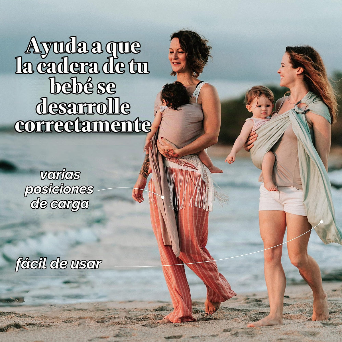Nalakai Portabebés de Anillo de Lujo, Cabestrillo de Bebé de Mezcla de Lino Suave, Envoltura de Bebé, Lleva a tu Pequeño Cerca de tu Corazón, Comodidad, Estilo