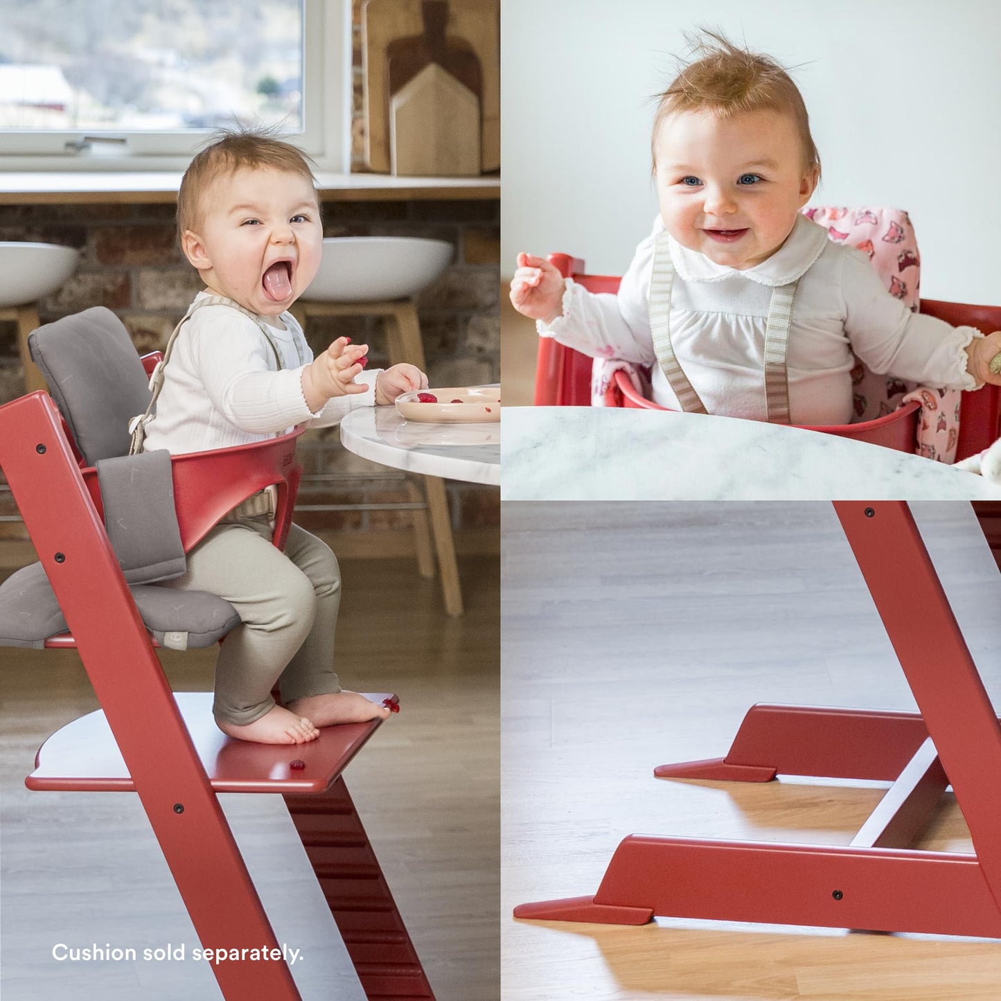 Baby set con arnes para silla stokke tripp trapp - Storm Grey