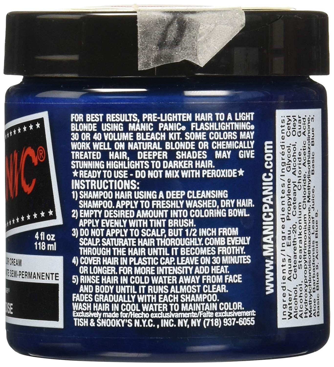 Manic Panic Atomic Turquoise, 4 Ounce