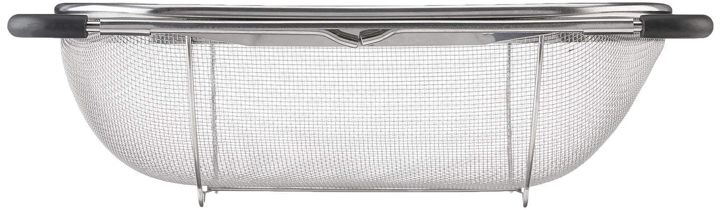 Cuisinart Colador sobre el fregadero, 5.5 cuartos de galón, acero inoxidable, 13 x 9 pulgadas