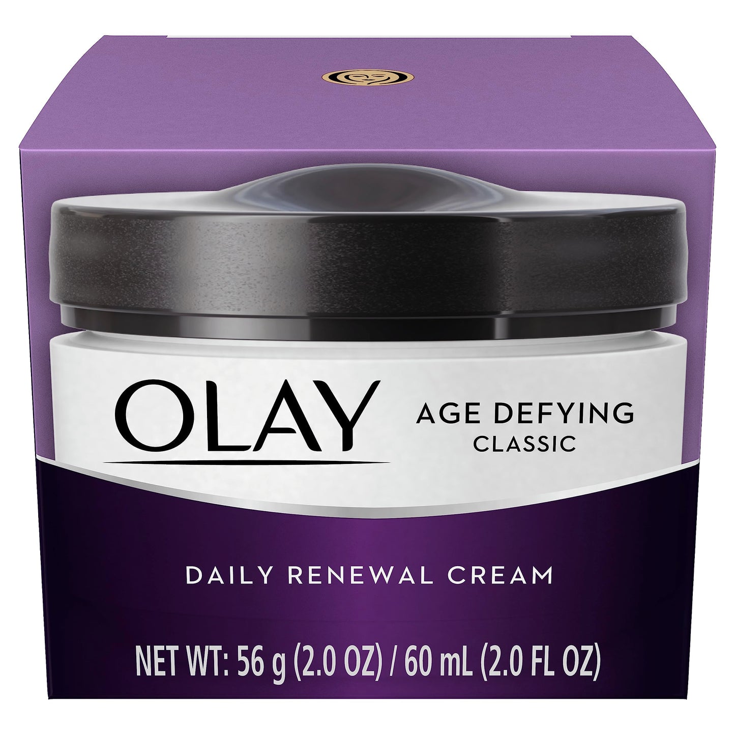 Olay Age Defying Classic Daily Renewal Cream Facial Moisturizer 2 Oz (Pack of 2)