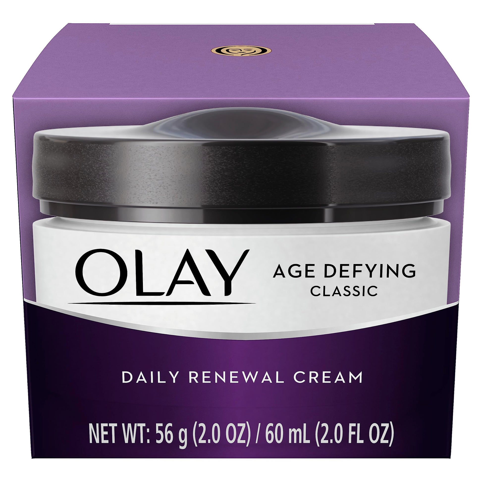 Olay Age Defying Classic Daily Renewal Cream Facial Moisturizer 2 Oz (Pack of 2)