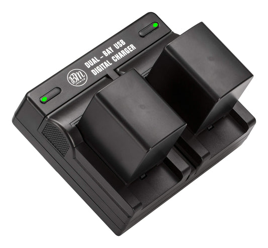 BM Premium 2-Pack of BP820 Batteries and USB Dual Battery Charger for Canon VIXIA HFG10 HFG20 HFG30 HFG40 HFM41 HFM400 HFS21 HFS30 HFS100 HFS200 HF11 HF20 HF21 HF200 HG20 HG21 XA10 XA20 XA25 XA30 XA35