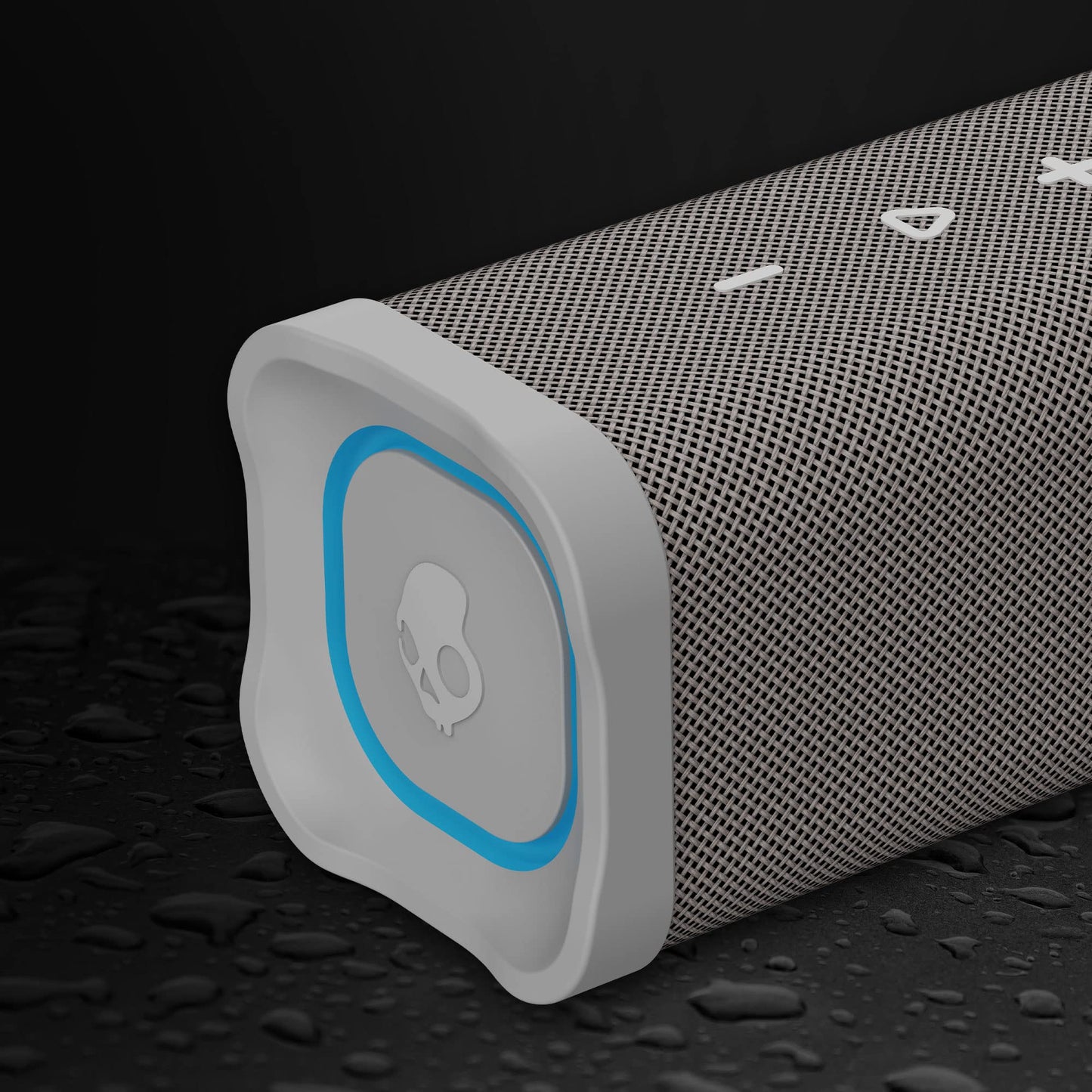 Skullcandy Terrain - Altavoz inalámbrico Bluetooth IPX7 Impermeable con radiadores pasivos duales Personalizados, batería de 14 Horas, muñequera de Nailon y estéreo inalámbrico Verdadero